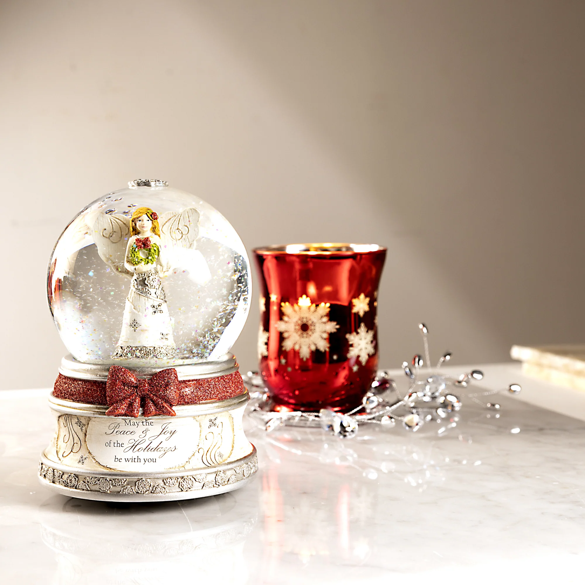 Peace & Joy 100mm Musical Water Globe - Image 3