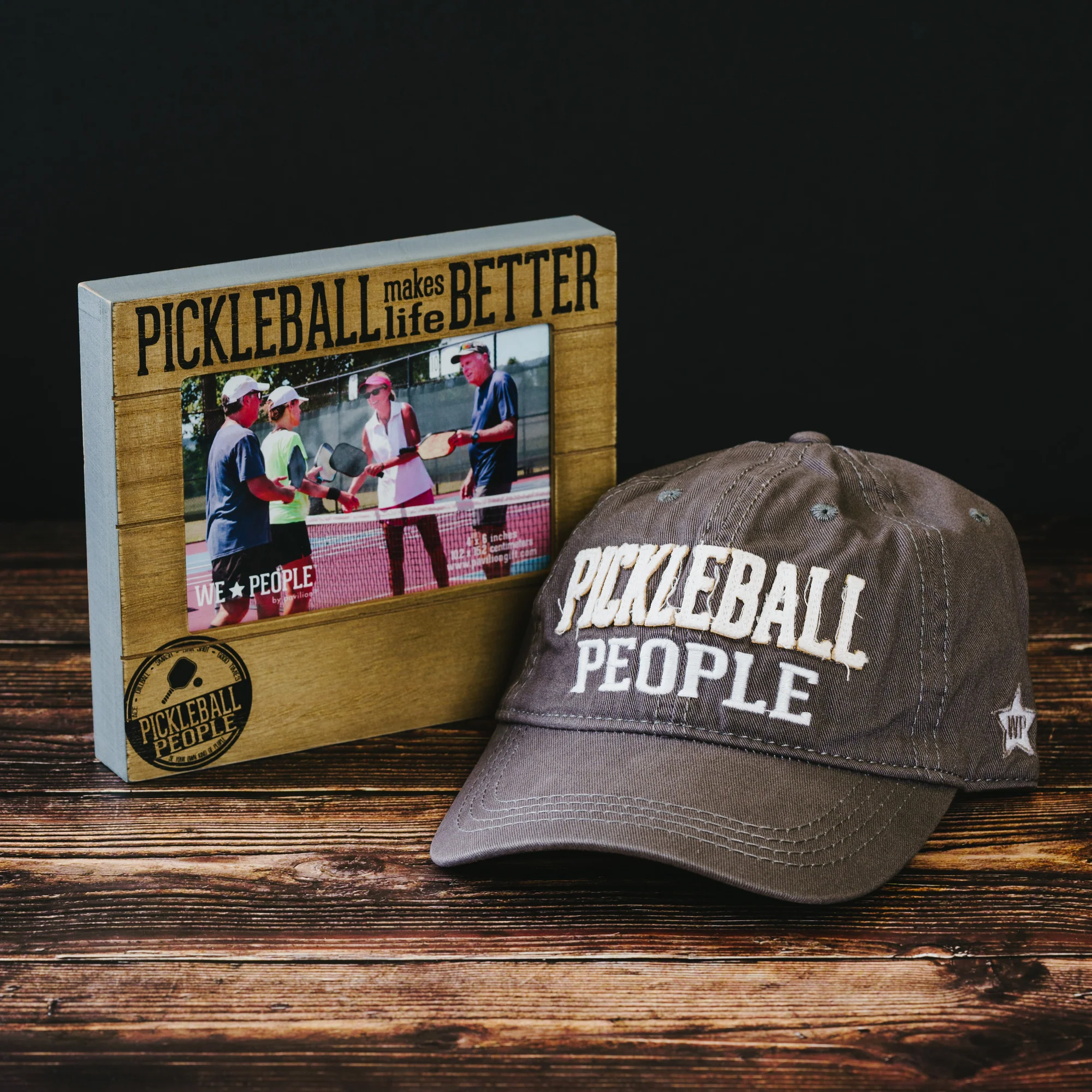 Pickleball People 6.75" x 7.5" Frame (Holds 4" x 6" photo) - Image 2
