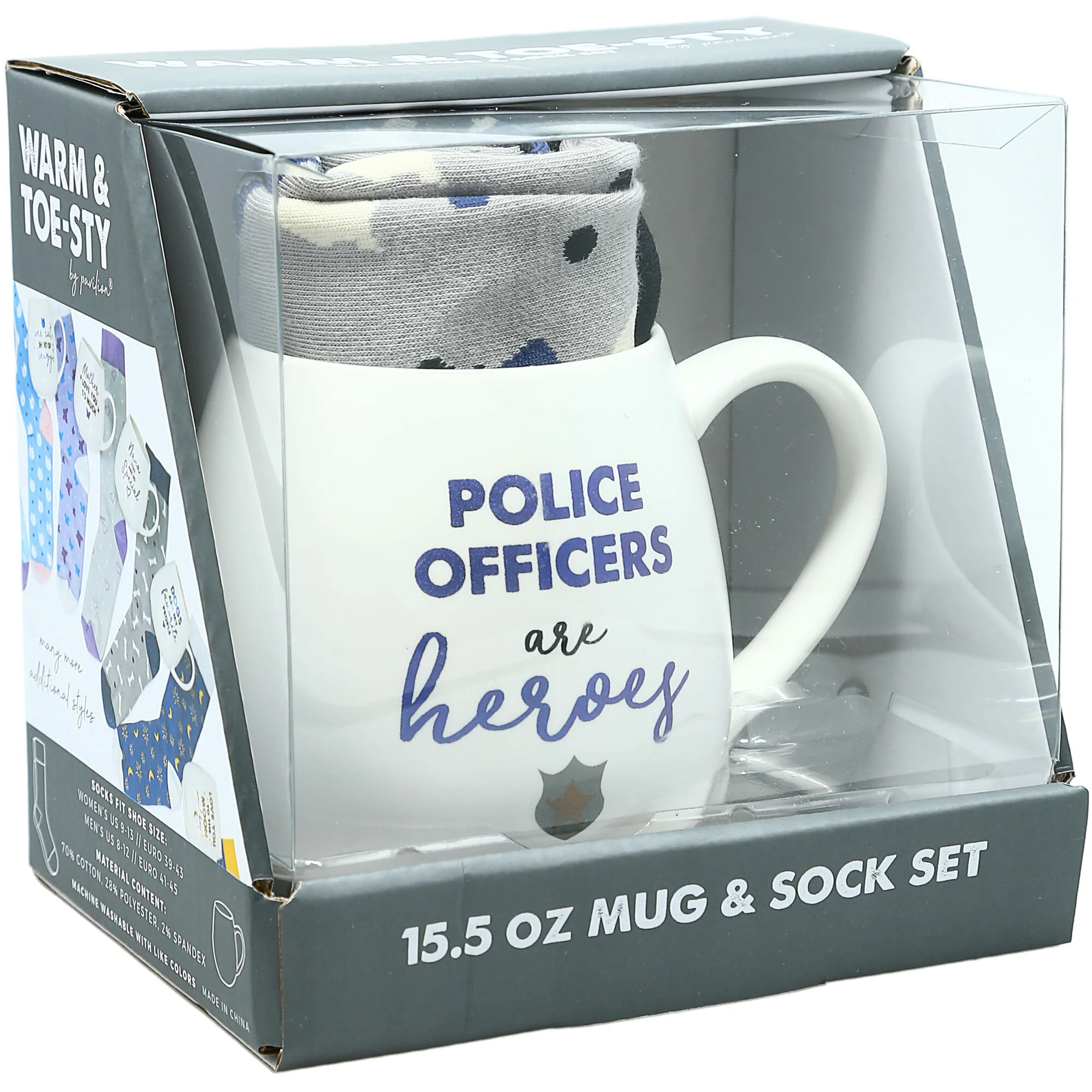 Police 15.5 oz Mug and Sock Set - Image 9