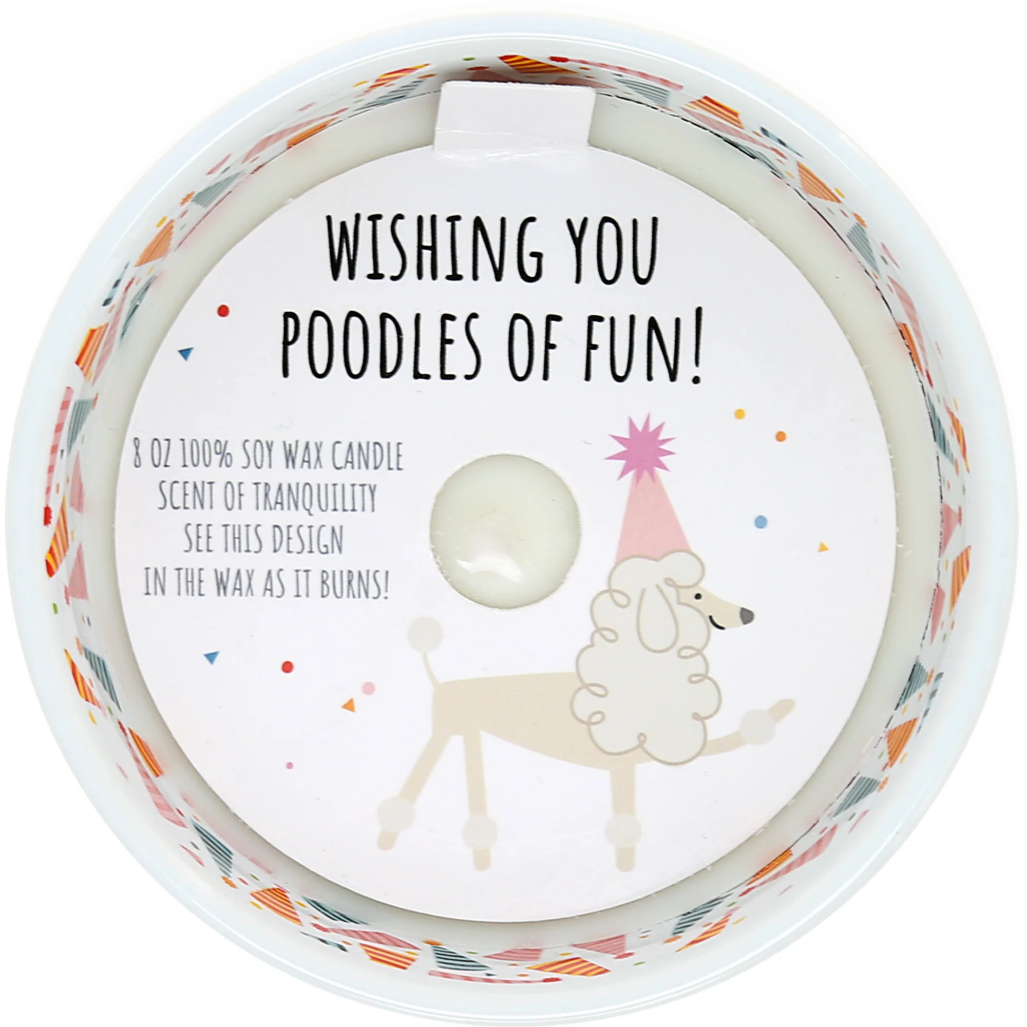 Raise The Woof 8 oz 100% Soy Wax Reveal, Single Wick Candle Scent: Tranquility - Image 6