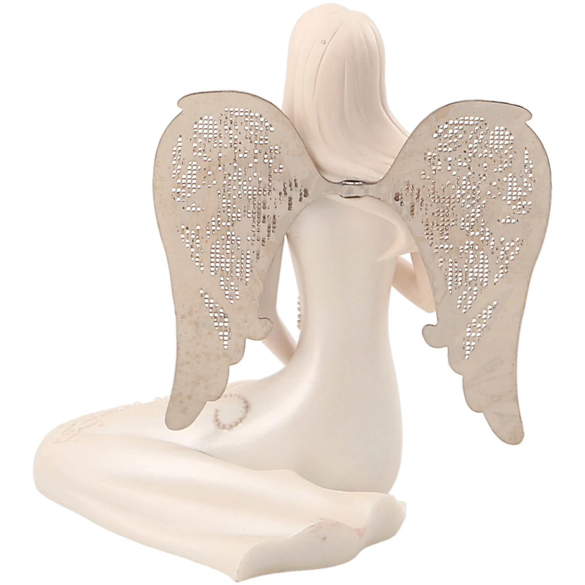 September Birthstone Angel 3.5" September Angel with Sapphire Butterfly - Image 7