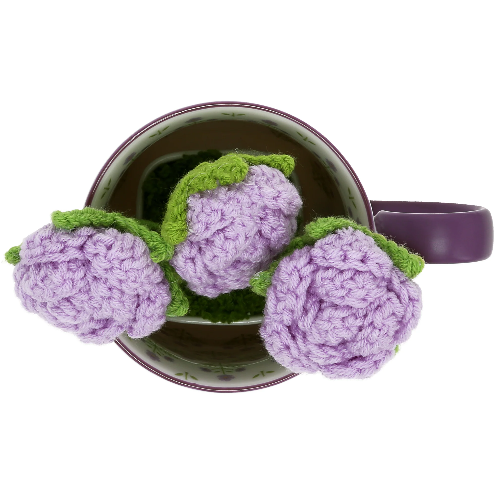 Sister 13 oz Cup with Crocheted Flowers - Image 8