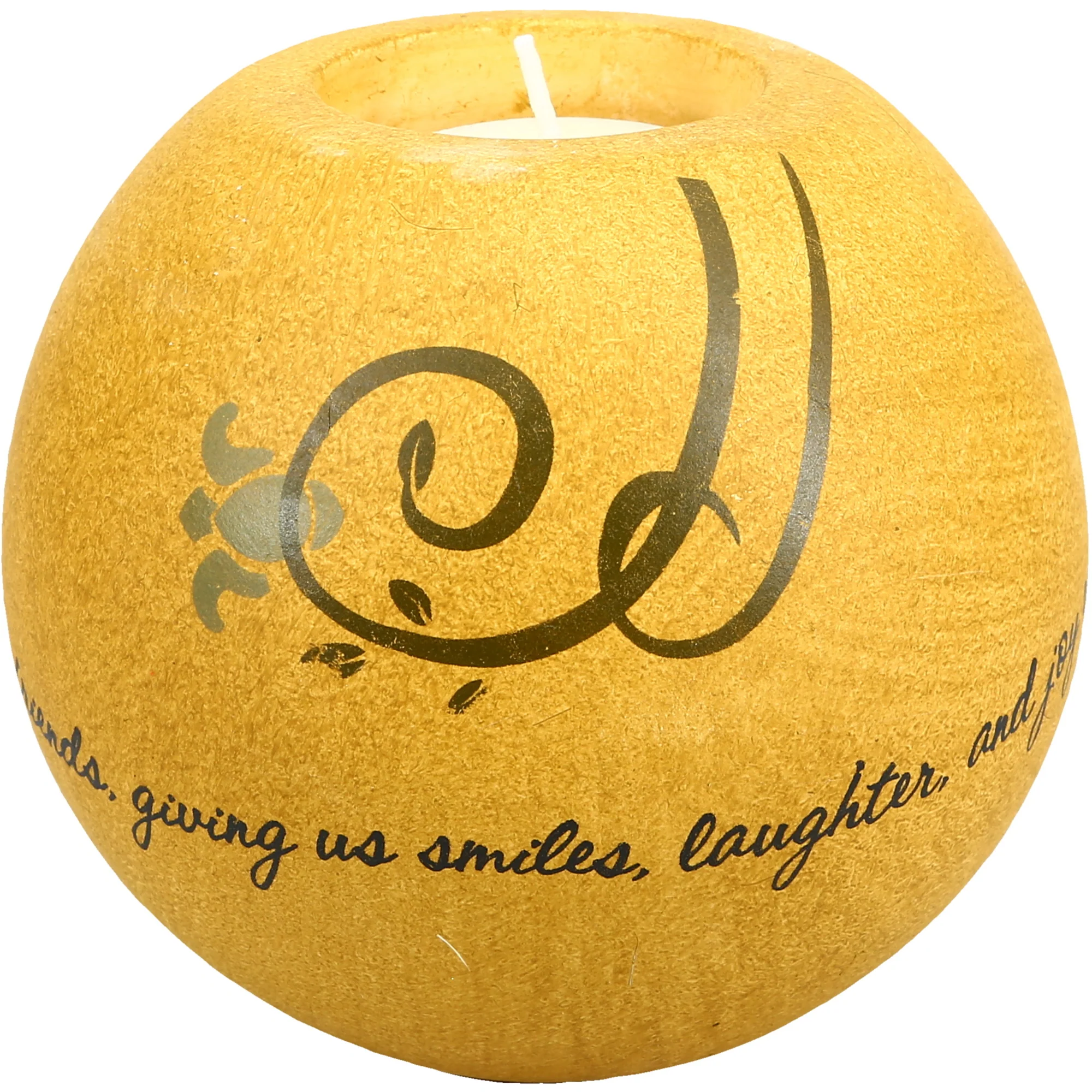 Sisters are Forever Friends 4.5" Round Candle Holder - Image 4