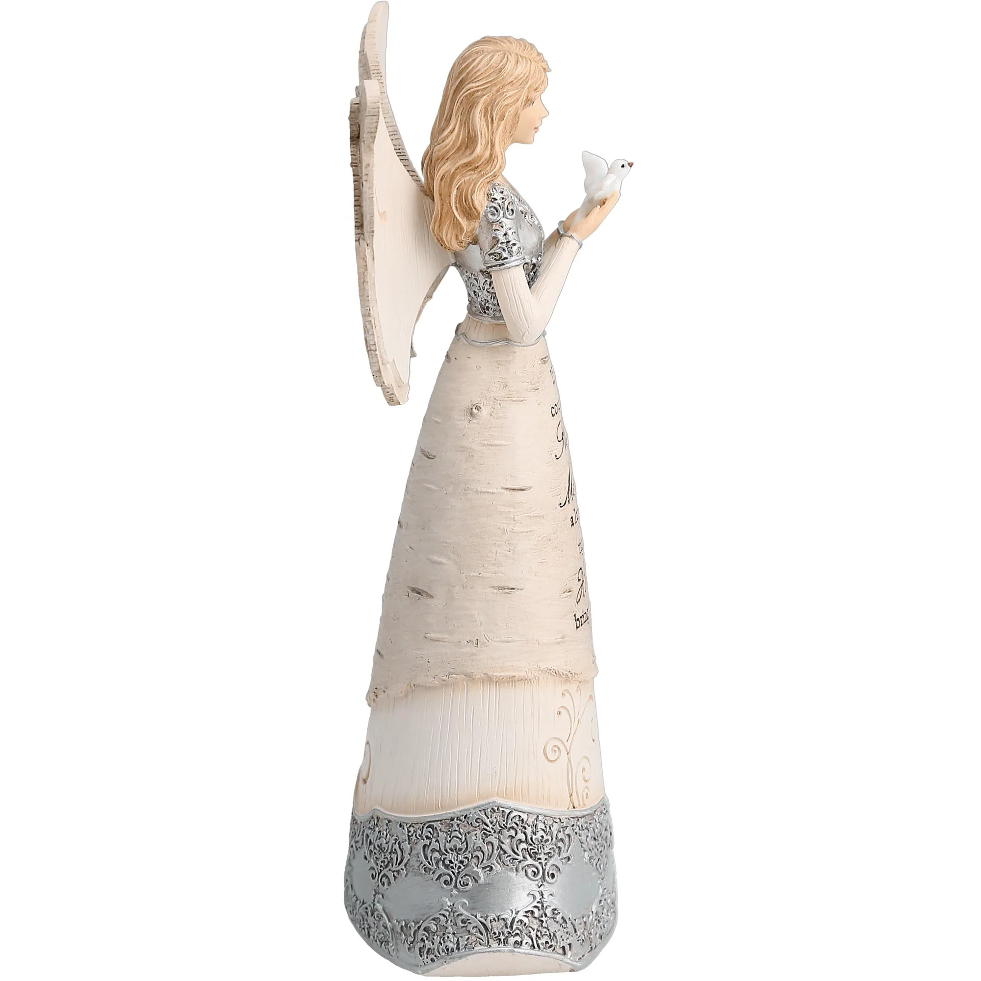 Sympathy 8" Angel Holding Dove - Image 4