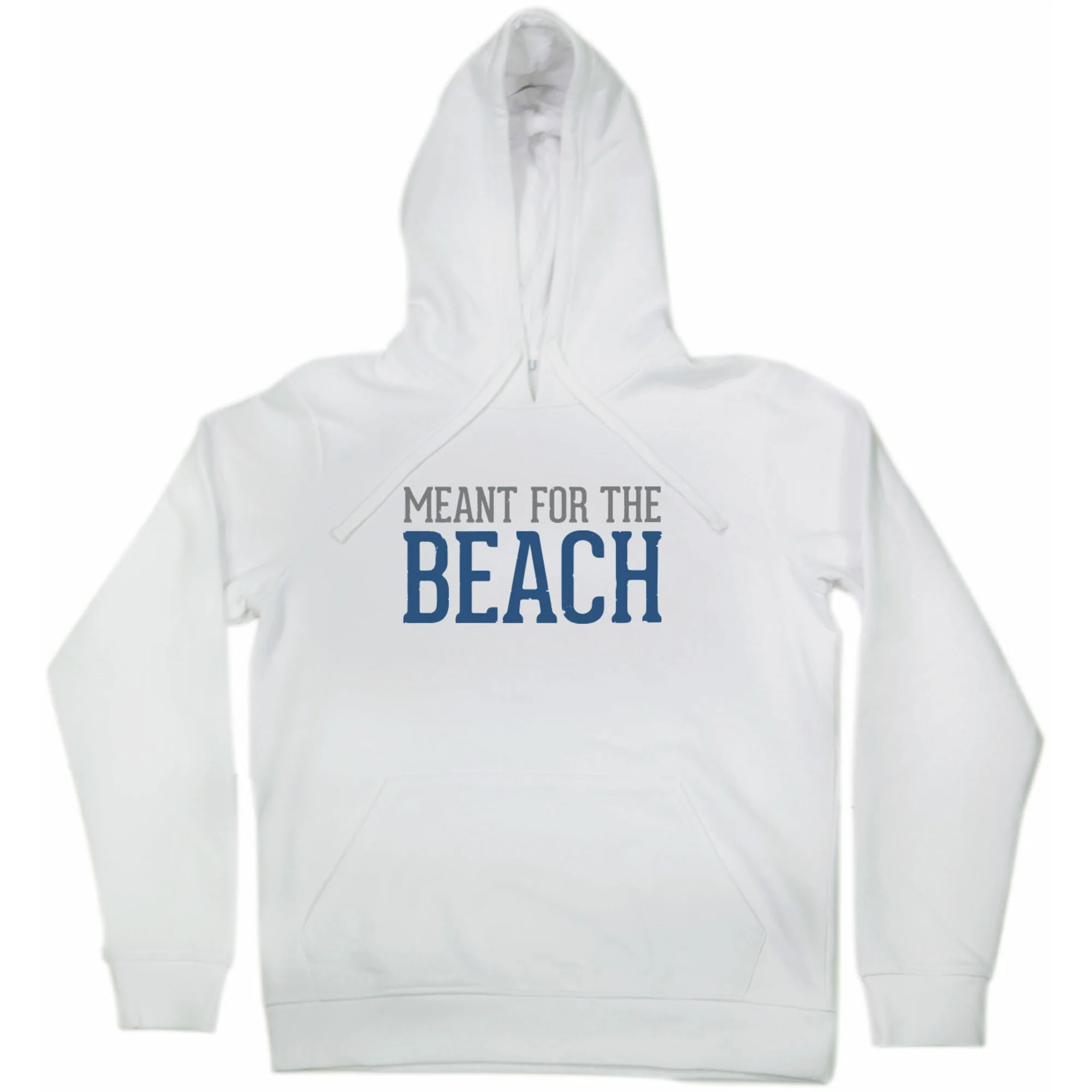 The Beach Small White Unisex Hooded Sweatshirt - Image 28