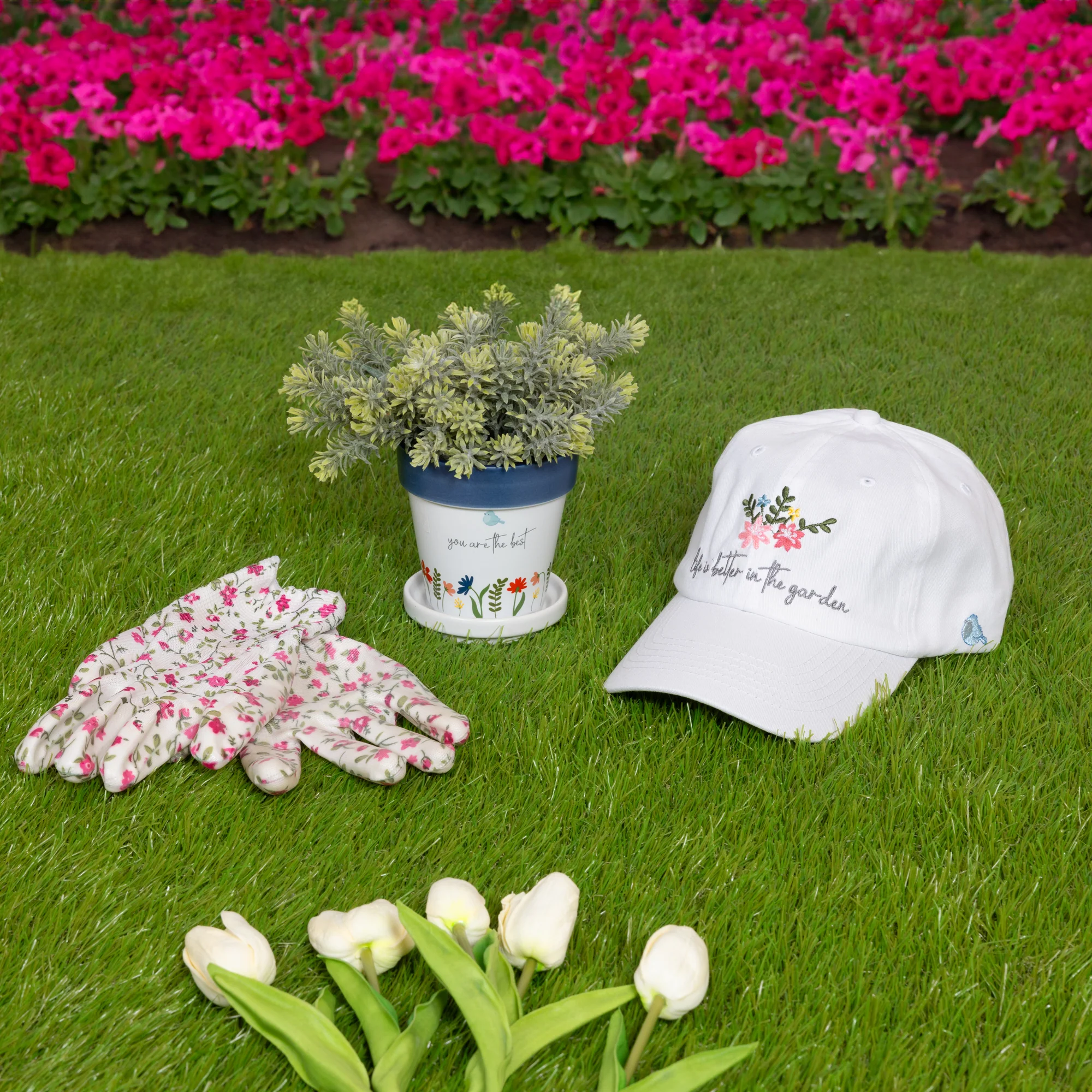 The Garden White Adjustable Hat - Image 3