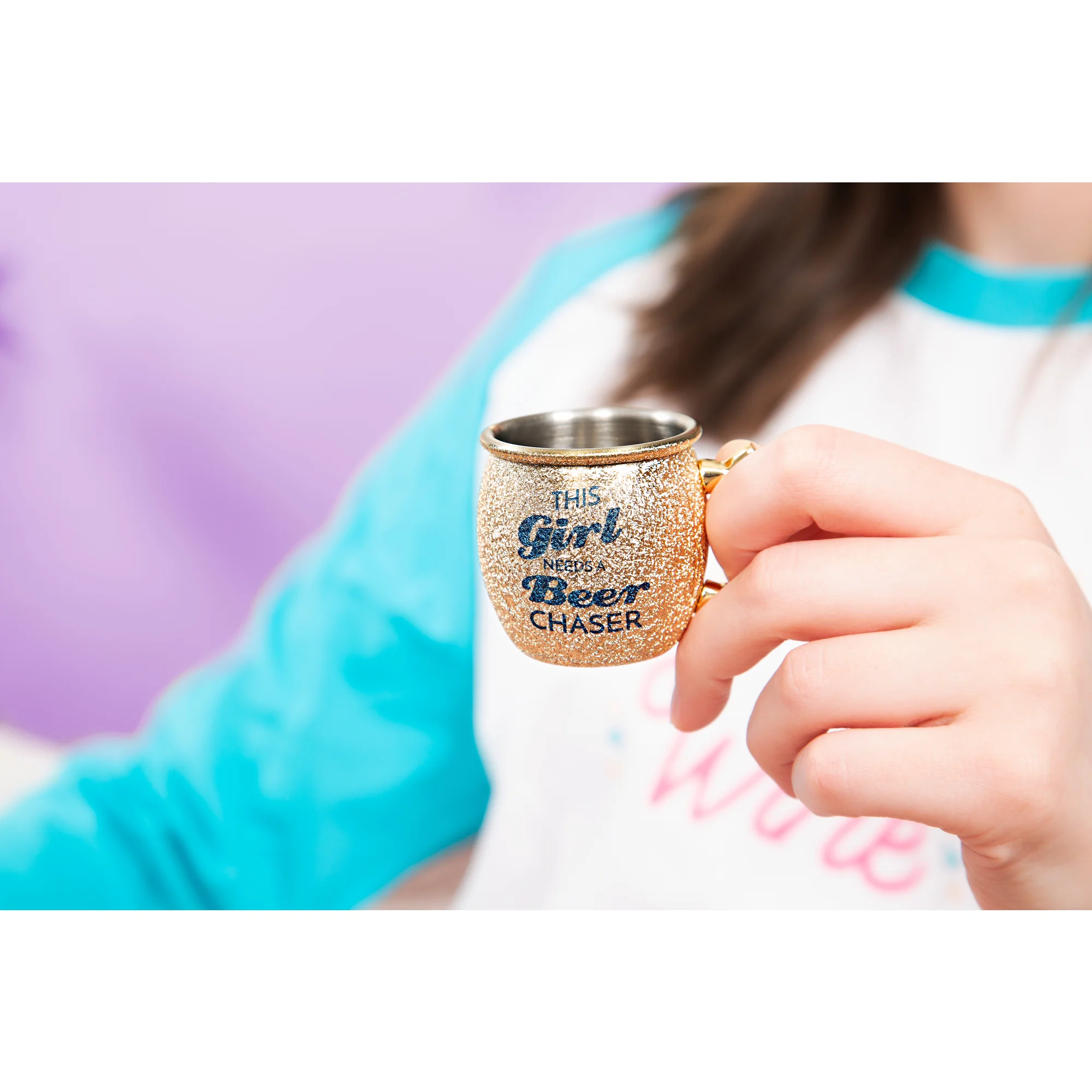 This Girl 2 oz Stainless Steel Moscow Mule Shot Glass - Image 2