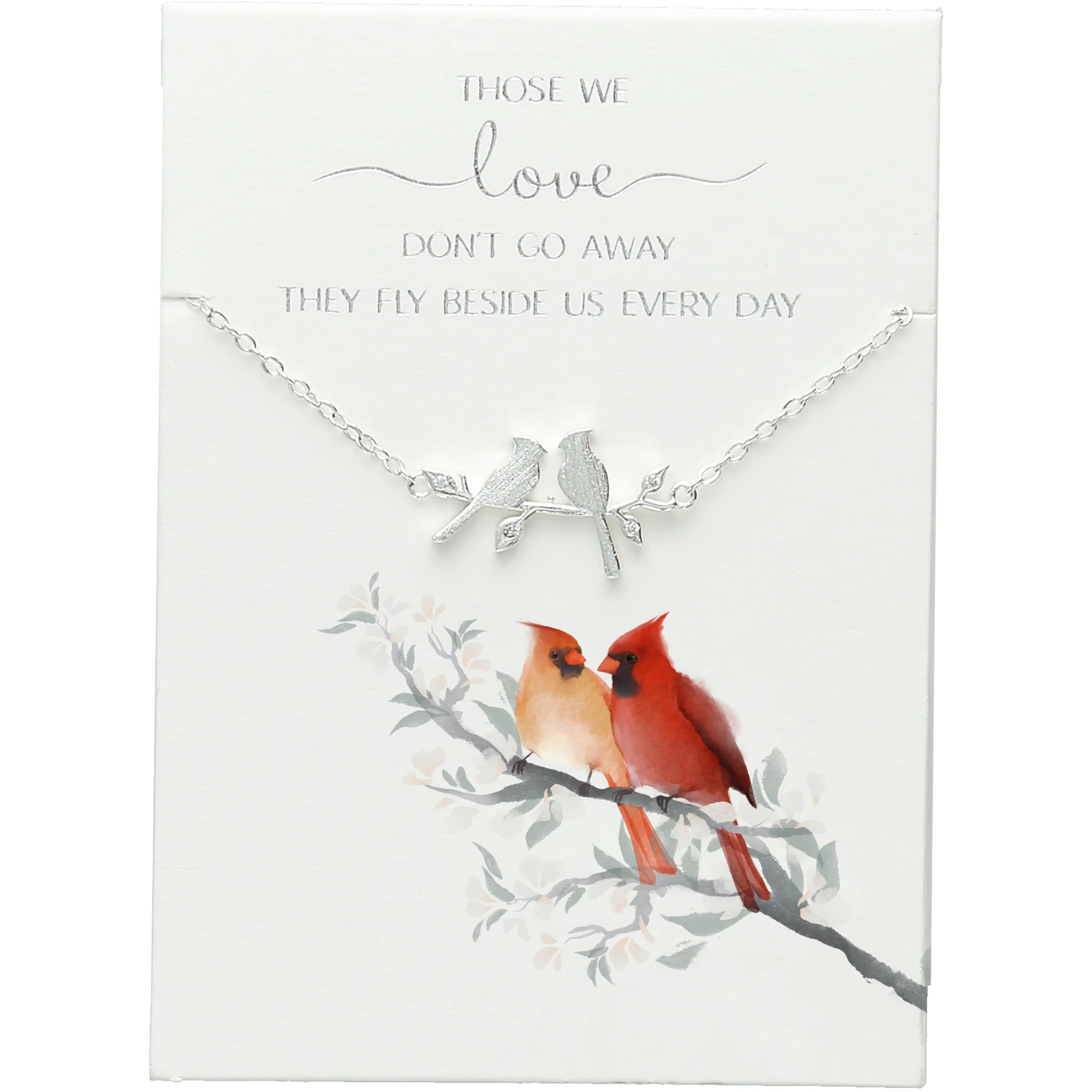 Those We Love 16.5"-18.5" Silver Plated Necklace with Cubic Zirconia Stones - Image 8