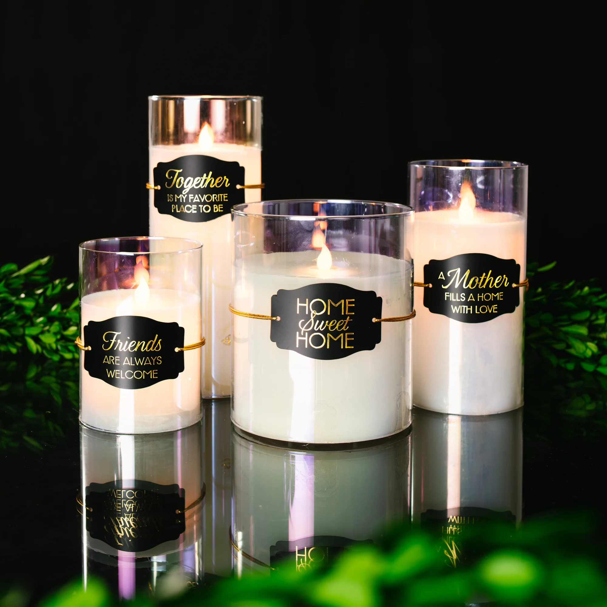 Together 9" Clear Luster Realistic Flame Candle - Image 3