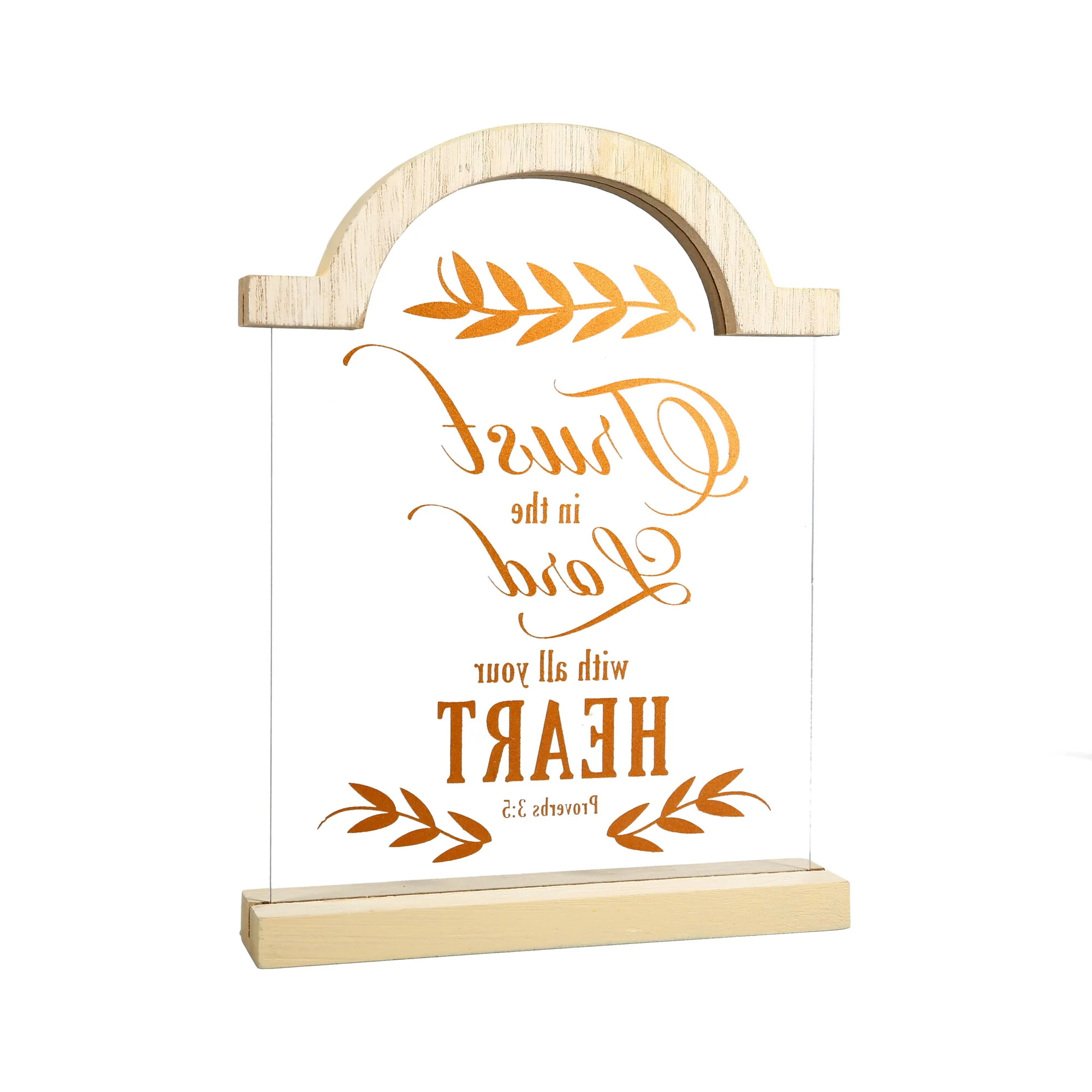 Trust 8" Self-Standing Plaque - Image 5