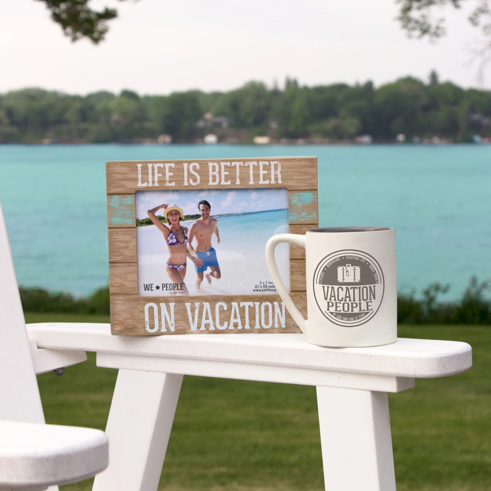 Vacation People 9" x 7.25" Frame (Holds 5" x 7" photo) - Image 3