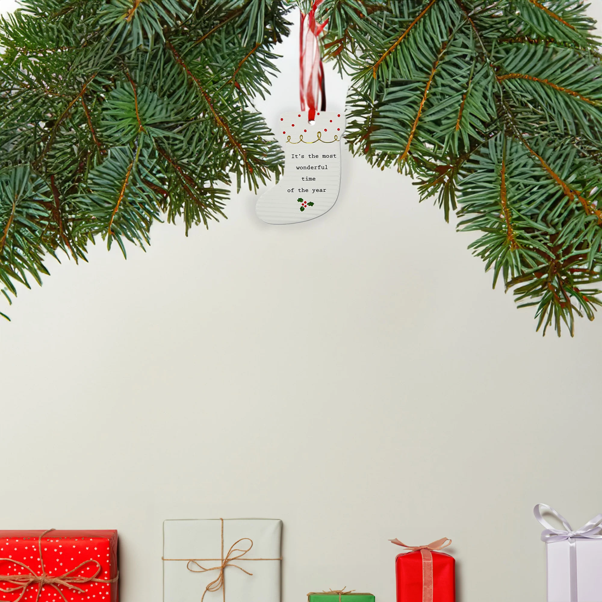 Wonderful Time 3.75" Stocking Ornament - Image 4