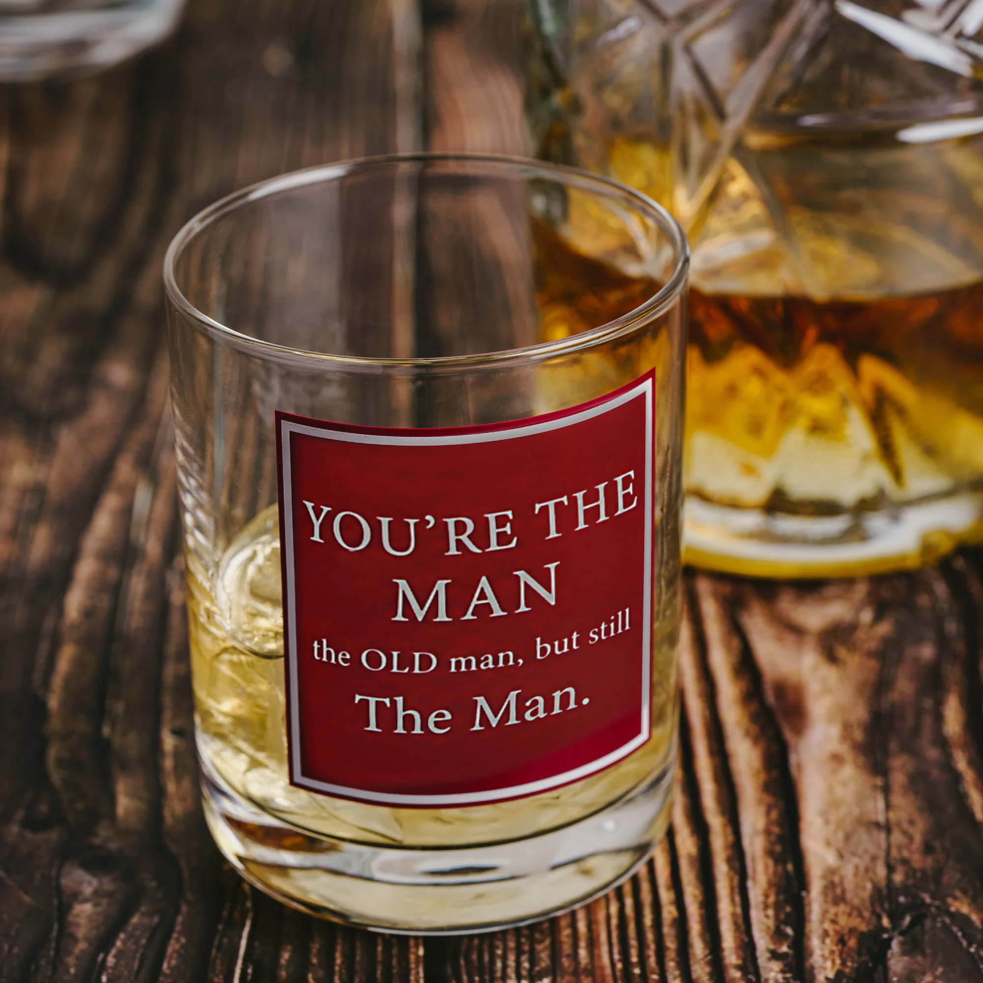 You’re The Man 13 oz Rocks Glass - Image 2